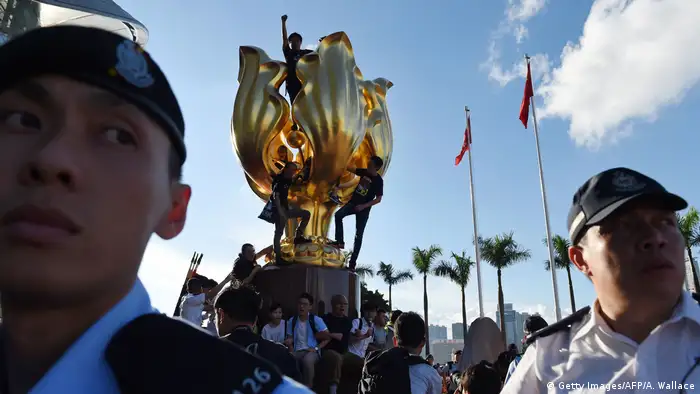 Hongkong Proteste gegen Besuch von Chinas Staatschef Xi Jinping