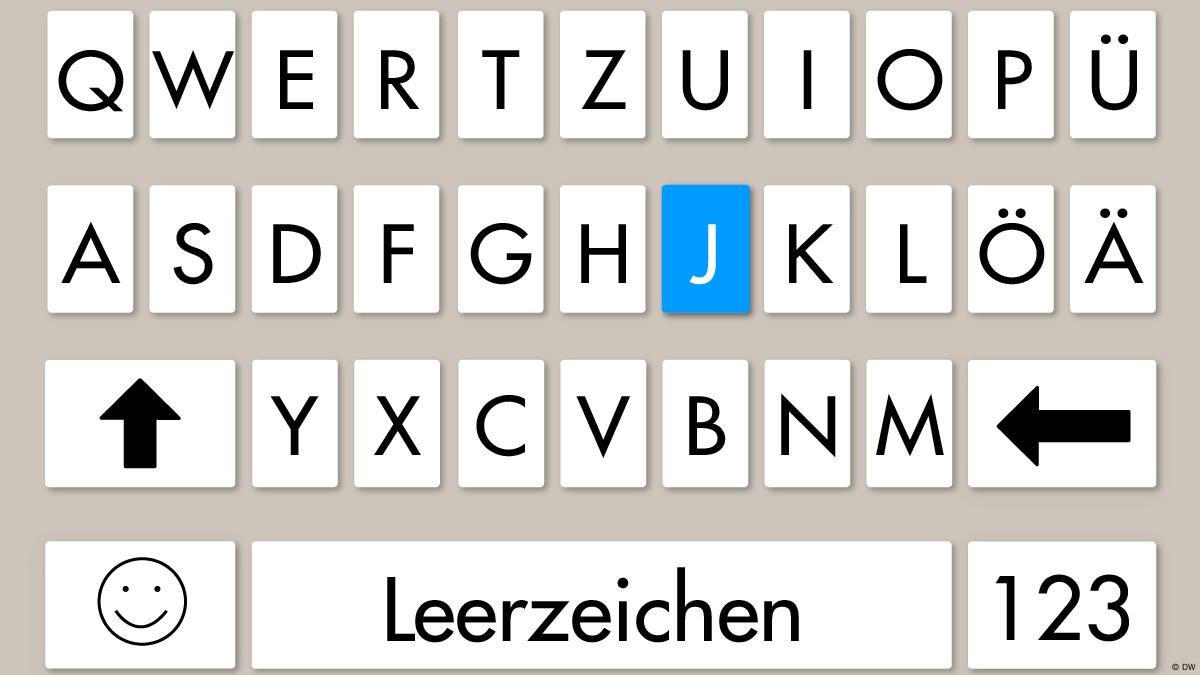 Welcher Buchstabe Passt J J Dw Deutsch Lernen