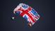 London Fallschirm als Union Jack London Fallschirm als Union Jack