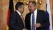 Sigmar Gabriel and Sergei Lavrov at a press conference in Krasnodar Sigmar Gabriel and Sergei Lavrov at a press conference in Krasnodar