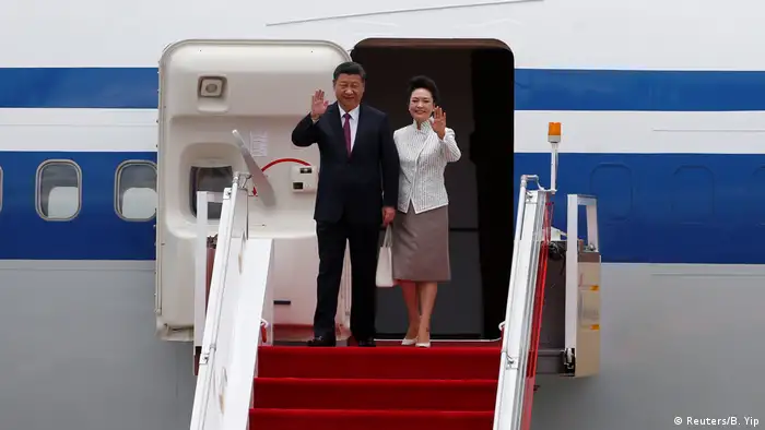 China Ankunft von Xi Jinping in Hongkong (Reuters/B. Yip)