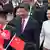China Ankunft von Xi Jinping in Hongkong
