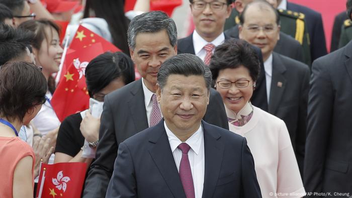 China Xi Jinping in Hongkong