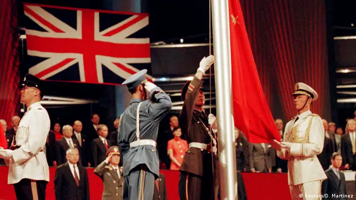 The handover of Hong Kong's sovereignty from the United Kingdom to the People's Republic of China took place on July 1, 1997. The territory on China's Pearl River Delta became a British colony in 1842 and was occupied by Japan during World War II. After Hong Kong's return to China, the political situation was described as one country, two systems.