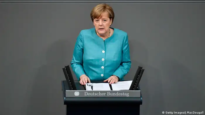 G20 Gipfel Bundestag Angela Merkel (Getty Images/J.MacDougall)