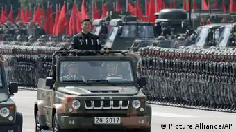 China Militär-Parade in Honh Kong für Xi Jinping