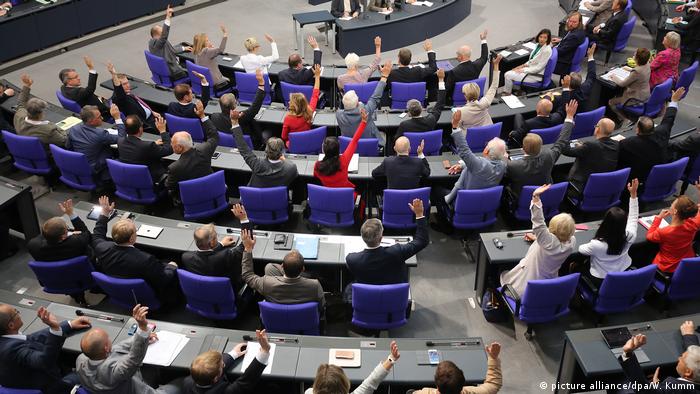 Deutschland Bundestag Abstimmung über Ehe für Alle