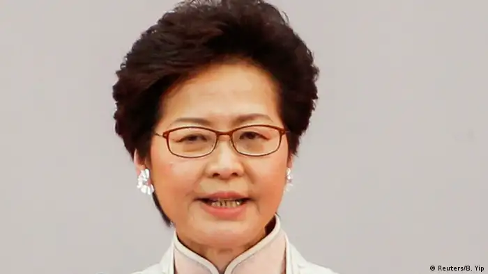 China Carrie Lam in Hongkong
