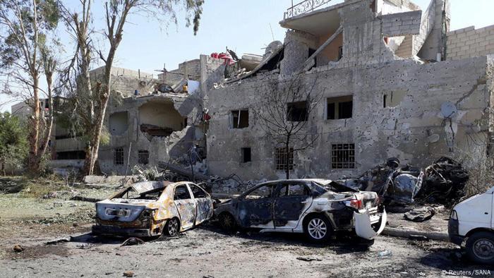 Syrien Anschlag in Damaskus (Reuters/SANA)