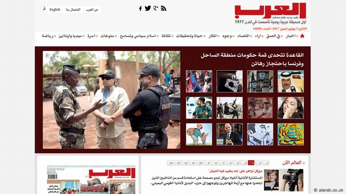 Screenshot alarab.co.uk (alarab.co.uk)