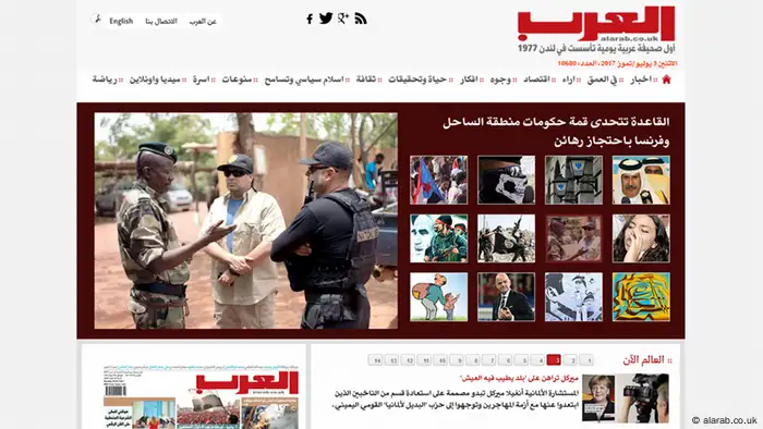 Screenshot alarab.co.uk (alarab.co.uk)
