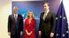 Treffen von Präsident Hashim Thaci Kosovo und Präsident Aleksandar Vučić Serbien in Brüssel Treffen von Präsident Hashim Thaci Kosovo und Präsident Aleksandar Vučić Serbien in Brüssel