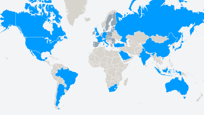 Мапа: хто входить до G20 - Великої двадцятки
