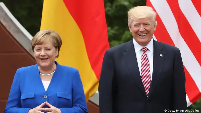 Italien G7 Angela Merkel und Donald Trump
