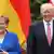Italien G7 Angela Merkel und Donald Trump