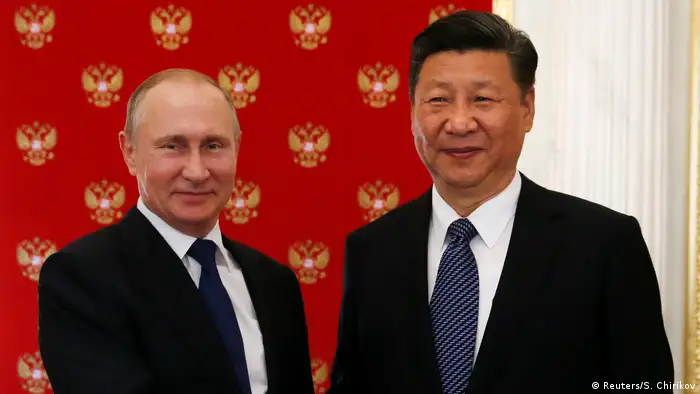 Russland Wladimir Putin empfängt Xi Jinping (Reuters/S. Chirikov)