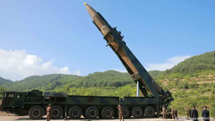 Nordkorea Raketentest Hwasong-14 (Getty Images/AFP/KCNA)