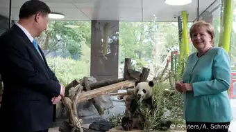 Berlin Willkommenszeremonie Pandabären | Xi Jinping & Angela Merkel