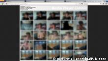 epa04132262 Handout image of a sanitized (blurred by officials prior to release) screen grab of the child pornography website on the Darknet's Onion Router, or Tor, network released by the US Immigration and Customs Enforcement following the announcement of a large global Child Porn ring bust resulting from 'Operation Roundtable' in Washington, DC, USA, 19 March 2014. The child exploitation enterprise was dismantled by the US Department of Homeland Security Investigations and the US Postal Inspection Service. The name of the website is not released for operational reasons in this ongoing investigation. US authorities have dismantled an internet child pornography ring involving up to 27,000 members internationally, an official said late Tuesday. Fourteen men were arrested and charged with child exploitation offences over a website operating on the darknet, or hidden part of the internet, Secretary of Homeland Security Jeh Johnson said. The web administrator and alleged leader was a 27-year-old arrested in the US state of Louisiana in June, who faces 20 years in prison. The website was available to members via special software, and held archives of more than 2,000 videos and many more photographs of around 250 underage children, mostly boys from the United States. Around 150 arrest warrants against suspected members in the US were issued, and another 150 in other countries. EPA/PETER NISSEN / US IMMIGRATION AND CUSTOMS ENFORCEMENT / HANDOUT HANDOUT EDITORIAL USE ONLY +++(c) dpa - Bildfunk+++ |