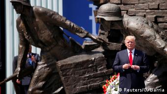 Polen Rede US-Präsident Donald Trump in Warschau