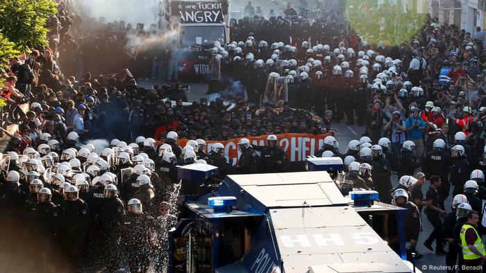 G20 Gipfel in Hamburg | Protest & Ausschreitungen (Reuters/F. Bensch)