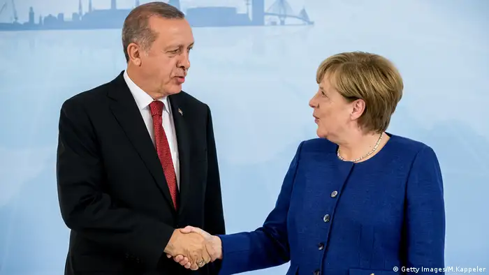 Angela Merkel Recep Tayip Erdogan G20 Hamburg (Getty Images/M.Kappeler)