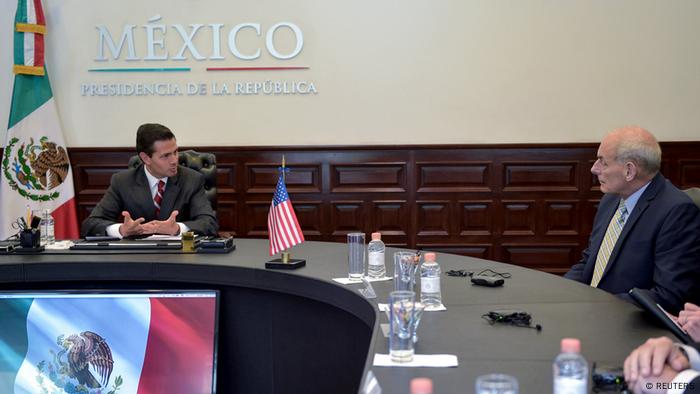 Mexiko | Mexikos Präsident Enrique Pena Nieto trifft U.S. Heimatschutzminister John Kelly (REUTERS)