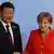 Da war Corona noch unbekannt: China Staatschef Xi und Kanzlerin Merkel im Juli 2017 in Hamburg (Foto: Reuters/K. Pfaffenbach)