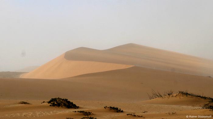 Fog over the dunes in the Namib Desert Fog over the dunes in the Namib Desert