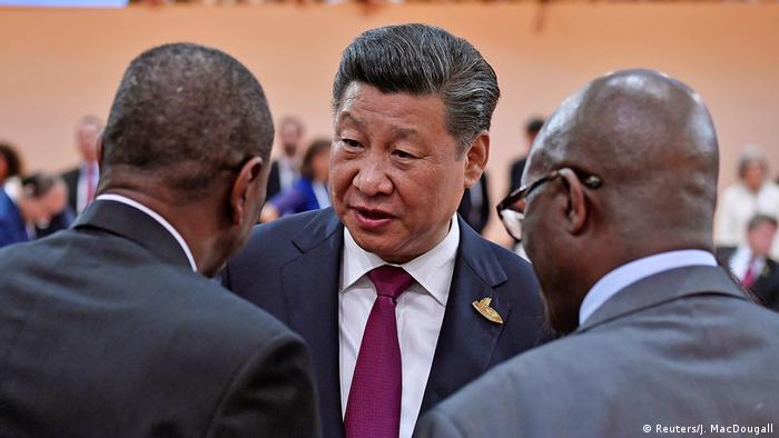 Chinas Staats- und Parteichef Xi Jinping mit afrikanischen Präsidenten
