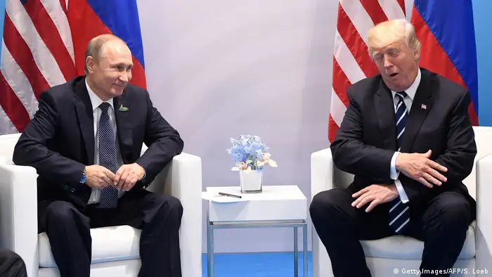 Deutschland Hamburg - G20 Donald Trump und Vladimir Putin (Getty Images/AFP/S. Loeb)