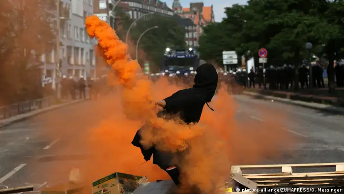 Deutschland Hamburg - G20 Proteste (picture-alliance/ZUMAPRESS/O. Messinger)