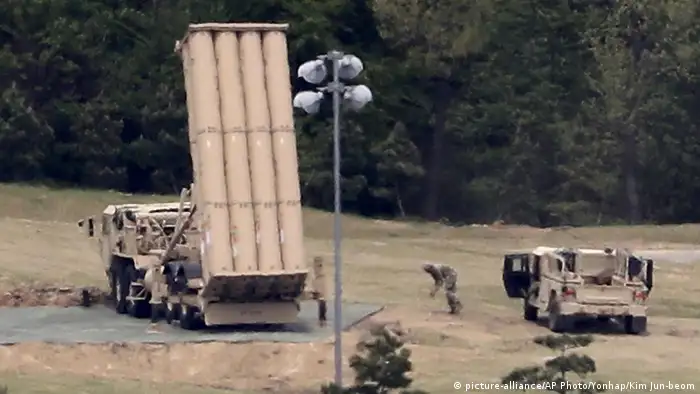 Südkorea THAAD missiles des US-Militärs