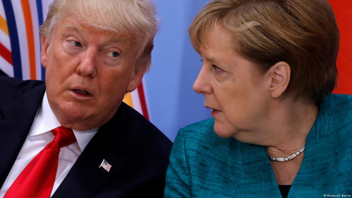 Donald Trump and Angela Merkel vow trade cooperation