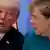 Merkel und Trump at the G20 meeting