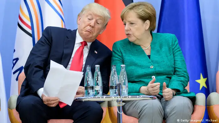 G20 Gipfel in Hamburg | Trump & Merkel (Getty Images/U. Michael)