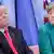 Donald Trump y Angela Merkel en el G20 en Hamburgo. 