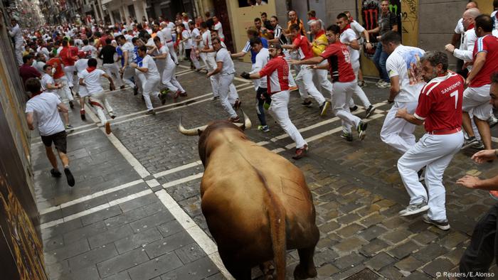Pamplona Spanien Stierhatz (Reuters/E.Alonso)
