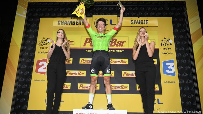 Tour de France 2017, 9. Etappe | Etappensieger Rigoberto Uran, Kolumbien (Getty Images/AFP/L. Bonaventure)