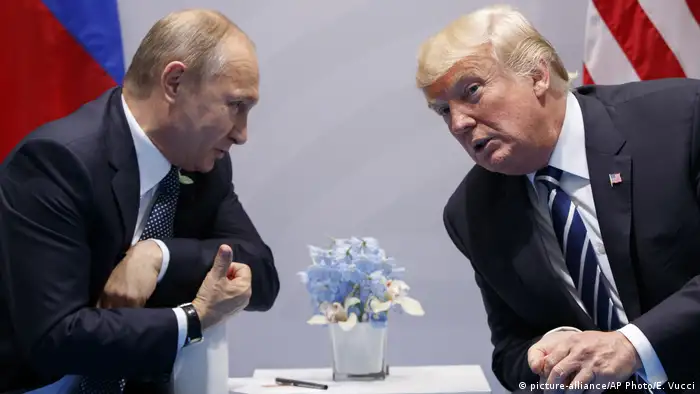 Deutschland | Hamburg - G20 Donald Trump und Vladimir Putin