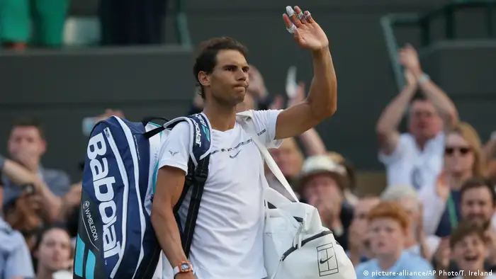 Großbritannien Wimbledon Rafael Nadal in London (picture-alliance/AP Photo/T. Ireland)