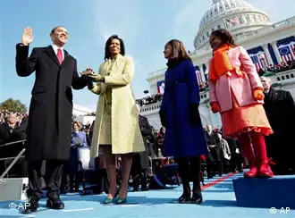 奥巴马宣誓就任美国总统