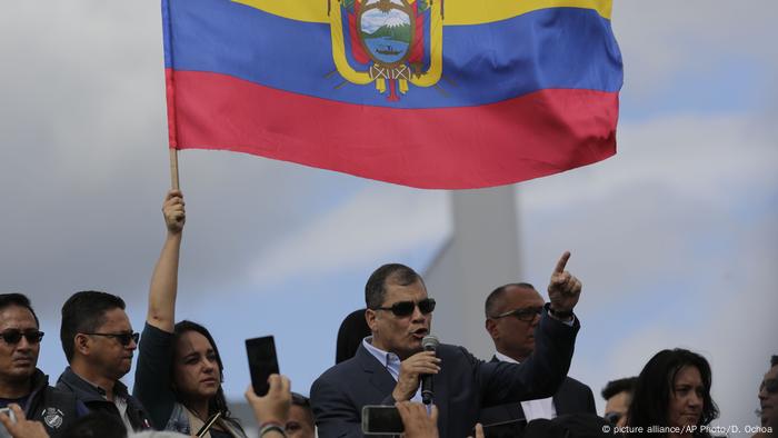 Ecuador Rafael Correa (picture alliance/AP Photo/D. Ochoa)