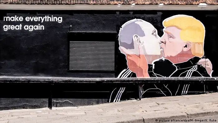 Litauen - Putin-Trump-Graffiti