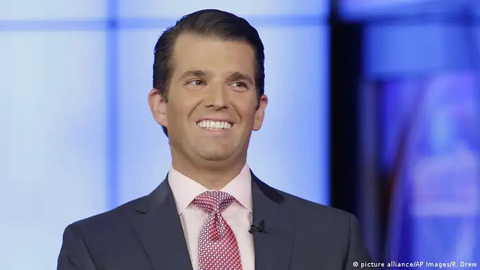 USA Donald Trump Jr. Interview Fox News (picture alliance/AP Images/R. Drew)