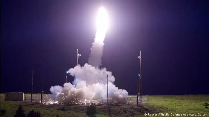 Raketenabwehrsystem THAAD (Reuters/Missile Defense Agency/L. Garton)