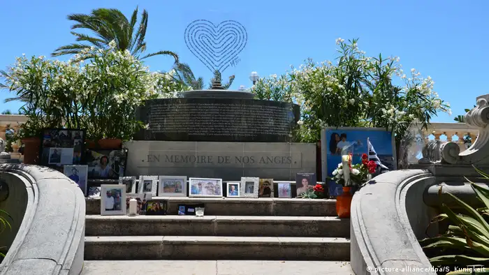 Frankreich Gedenkstätte Terroranschlag in Nizza