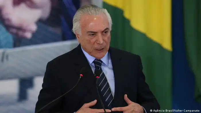 Brasilien Michel Temer (Agência Brasil/Valter Campanato)