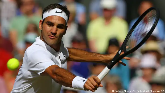England Wimbledon Roger Federer (Picture Alliance/G. Fuller/Pool Photo via AP)
