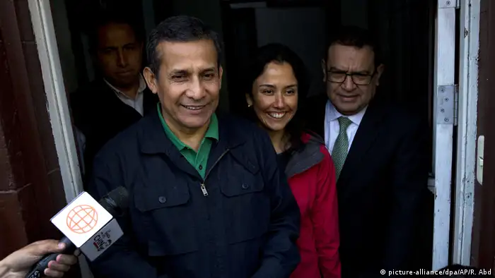 Peru Ex-Präsident Ollanta Humala kommt in U-Haft (picture-alliance/dpa/AP/R. Abd)